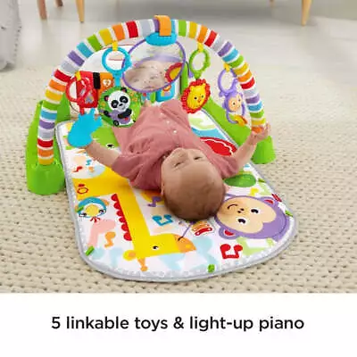Buy Fisher-Price Deluxe Kick & Play Piano Baby Play Mat • 69.99£