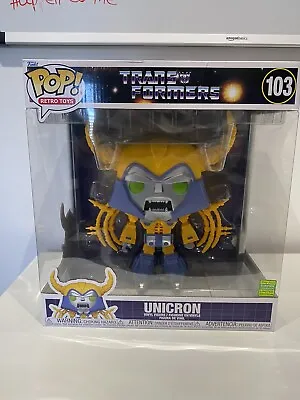 Buy Funko Pop! Unicron #103 Jumbo Sized Transformers Exclusive To SDCC 2022 • 39.99£