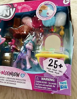 Buy My Little Pony Izzy Moonbow Critter Creation Playset 25+Pieces Kids Toy 5+ • 10.99£