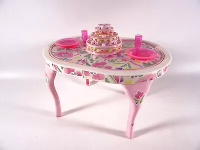 Buy Vintage Barbie Furniture Birthday Table Dining Table With Function + Accessories (14436) • 20.54£