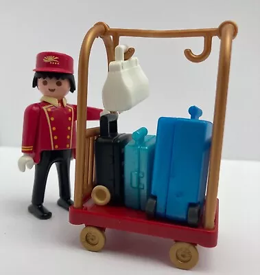 Buy Playmobil 5270  Hotel Porter And Luggage Cart With Bags • 4.95£