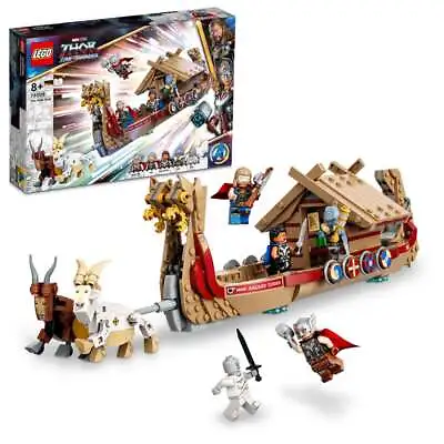 Buy LEGO 76208 Marvel Thor Love & Thunder The Goat Boat Set • 42.99£