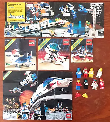 Buy Vintage 80's LEGO Space Manuals & Minifigure Bundle Collectors Job Lot • 19.99£