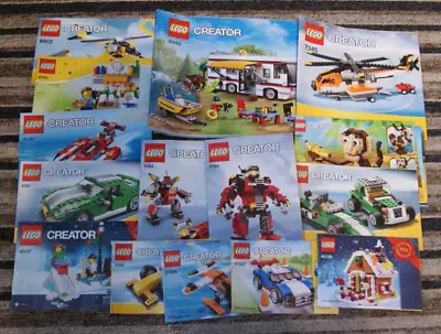 Buy LEGO Creator Instructions Lot • 0.99£