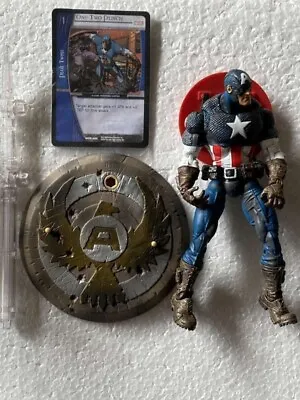 Buy Marvel Legends Ultimate Captain America (rare Blue Version) Series 8 Viii Toybiz • 59.99£