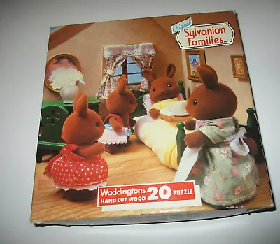 Buy Vintage Sylvanian Families Brown Rabbit Complete Boxed Hand Cut Wooden Jigsaw • 6.75£