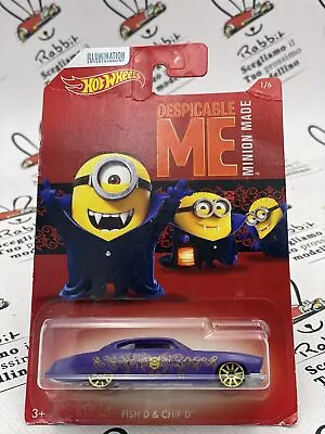 Buy Die Cast   Fish'D & Chip'D Despicable Me Minion Made   Hot Wheels Scale 1/64 • 13.22£
