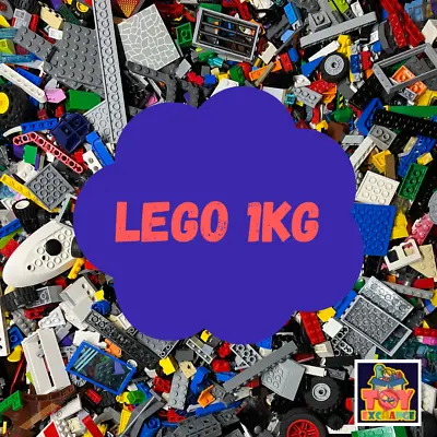 Buy LEGO 1 Kg Bundle - Job Lot Of Bricks Plates Parts Pieces - Genuine LEGO Parts • 11.79£