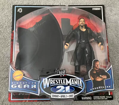 Buy Wwe Wwf Jakks Signature Gear The Undertaker Bnib Pro Wrestling Mattel Tna Wm21 • 49.99£
