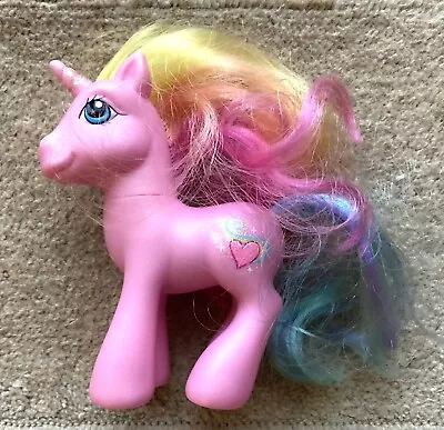 Buy My Little Pony Vintage 2006 Rarity Unicorn With Brightly Coloured Long Hair • 6£