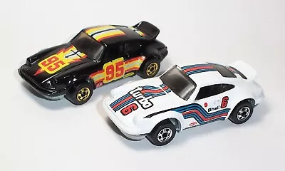 Buy HOT WHEELS Mattel Vintage BW Blackwall 2X P-911 TURBO Porsche WHITE & BLACK - NM • 9.99£