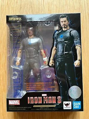 Buy S H Figuarts Iron Man 3 Tony Stark With Custom Manipple Head Sculpt • 99£