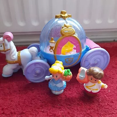 Buy Fisher Price Little People  Disney  Cinderella's  Horse And Carriage  Musical • 12.99£