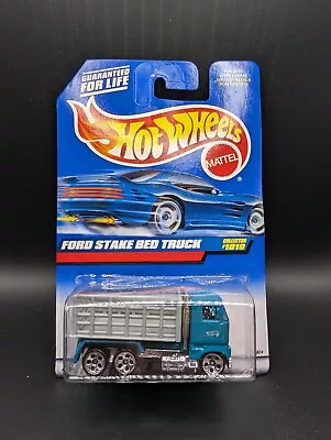 Buy Hot Wheels #1010 Ford Stake Bed Truck Lorry Diecast Sealed Vintage Release 1999 • 6.95£