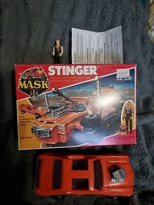 Buy Vintage Kenner M.A.S.K STINGER Toy Includes Box And Figure Care Instructions  • 60£