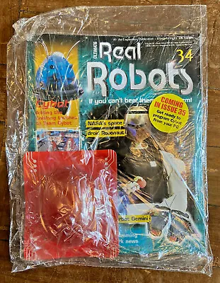 Buy ISSUE 34 Eaglemoss Ultimate Real Robots Magazine New Unopened With Parts • 5£