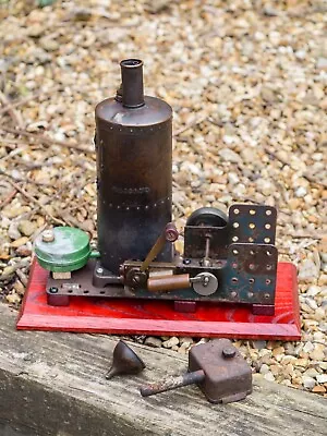 Buy Vintage Meccano Vertical Steam Engine Excellent Condition Tested Fully Working • 399.99£