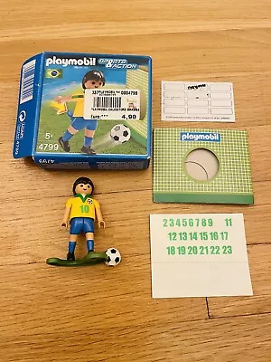 Buy Playmobil 4799 Brazilian Footballer In Original Box • 4.50£