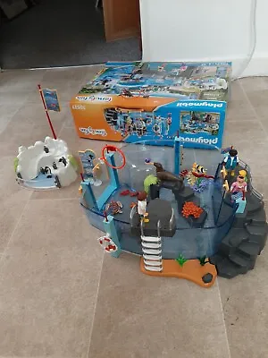 Buy Playmobil 70537 Family Fun Day Aquarium & Penguin Enclosure Set Incomplete SEE • 40£