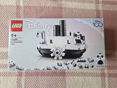 Buy Mini Steamboat Willie Lego Set 40659 Disney 100 • 9.99£