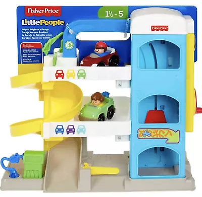Buy Fisher-Price Little People Helpful Neighbors Wheelie Garage Toy New With Box • 37.36£