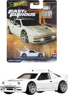 Buy 2024 Hot Wheels Premium Fast And Furious FORD RS200 Car Culture Real Riders • 13£