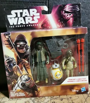 Buy Star Wars BB8, Unkar's Thug & Jakku Scavenger Toy Figures Set Hasbro (B3956)  • 13.99£