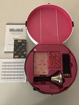 Buy Hallmark Barbie Bunko & Game Set In Travel Suitcase Style Box • 19.26£