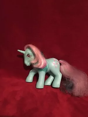 Buy Vintage 1985 My Little Pony Unicorn Figure Toy Made In Hong Kong • 9.95£