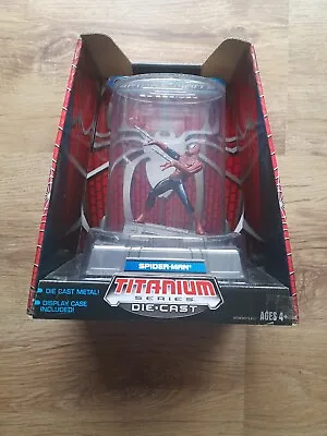 Buy Spiderman 3 Titanium Series Figure Diecast Marvel Hasbro Galoob • 55£