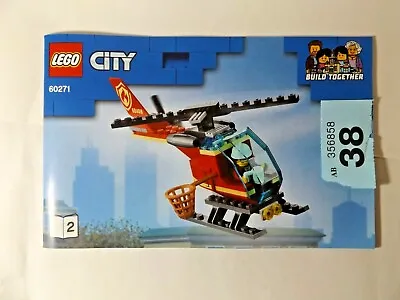 Buy LEGO - FIRE SERVICE HELICOPTER From Set  60271  With Pilot - New  REF Cb 38 • 13.95£