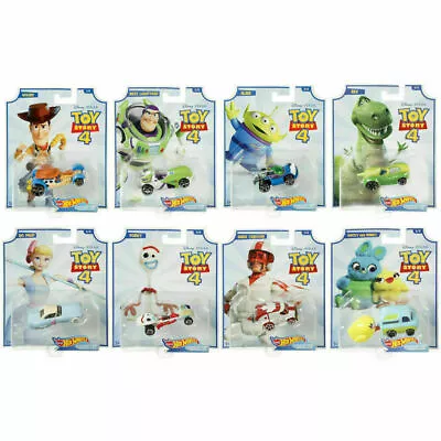 Buy Toy Story 4 Hot Wheels Disney Pixar Diecast Character Cars - Official Licensed • 19.99£