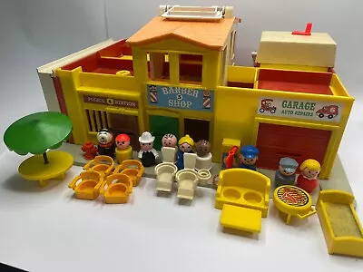 Buy Vintage Fisher Price Little People Play Family Village 1970s • 53£