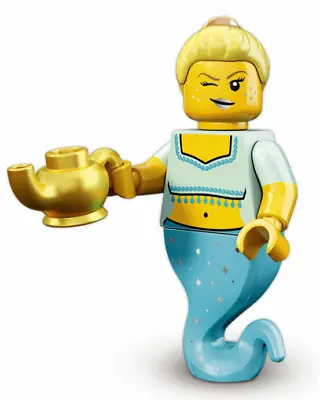 Buy Lego Series 12 Genie Girl With Golden Magical Lamp • 13.99£
