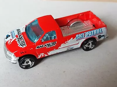 Buy Hot Wheels 1/64 Ford F-150 Ski Patrol In Red (1996) • 6£