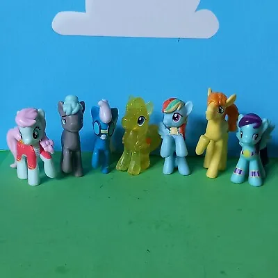 Buy My Little Pony 7 Mini Mlp Figures Hasbro Cake Toppers/decoration Blind Bag • 10£