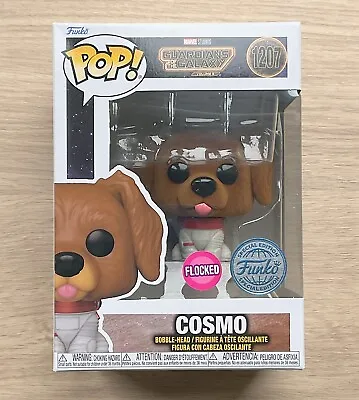 Buy Funko Pop Guardians Of The Galaxy Vol 3 Cosmo Flocked #1207 + Free Protector • 29.99£