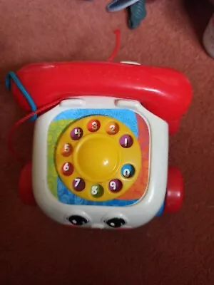 Buy Kids Chatter Telephone Pull-Along Toddler Toy Phone By Fisher-Price Ages 12Month • 0.99£