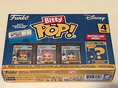 Buy Funko Bitty Pop Disney 4 Pack Minnie Mouse Daisy Duck Donald Duck & Mystery New • 8.99£