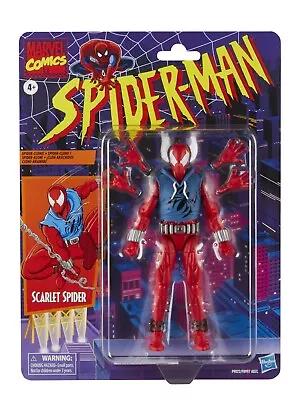Buy Hasbro Marvel Legends Spider-man Retro Scarlet Spider Figure 6 Inch Scale - New • 38.95£