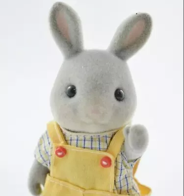 Buy Sylvanian Families Cotton Rabbit Father  Vintage Original Figure Clothed    #118 • 12£