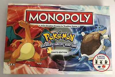 Buy Hasbro Pokemon Monopoly Kanto Edition Board Game - 100 % Complete And Perfect • 16.99£
