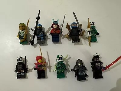 Buy Lego Minifigure Ninjago Job Lot. 10 Figures + Accessories • 10£