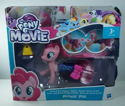 Buy Hasbro My Little Pony MLP The Movie Pinkie Pie Land And Sea Fashion Mermaid MIB • 12.95£