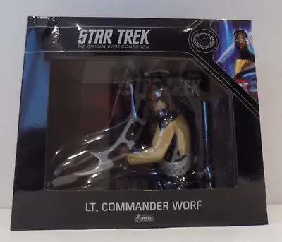 Buy Star Trek Offical Busts Collection Lt. Commander Worf Mint Boxed • 19.99£