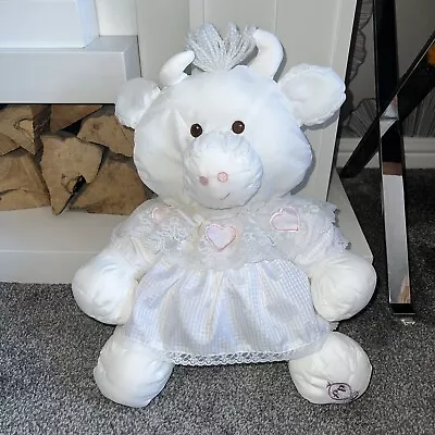 Buy Vintage Puffalump Fisher Price Soft Toy White Cow In Dress Rare Original 1980s❤️ • 59.99£