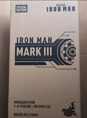 Buy New Hot Toys MMS664D48B Iron Man 1/6 Mark III (2.0) (Special Edition) Figure • 590£
