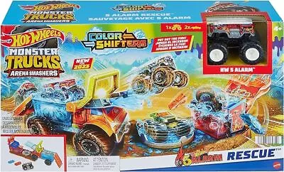 Buy NEW Hot Wheels Monster Trucks Arena Smashers Colour Shifters • 29.95£
