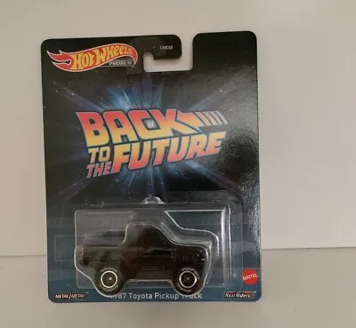 Buy Hot Wheels Premium｜Back To The Future 1987 Toyota Pickup Truck Black • 24.99£