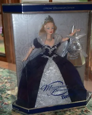 Buy Special Ed Millennium Princess Barbie W/Keepsake Ornament,Stand,24154,Unopen Box • 7.71£